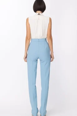 Elisabetta Franchi Tuta Lunga con Foulard e CatenaBURRO/CARTA DA ZUCCHERO