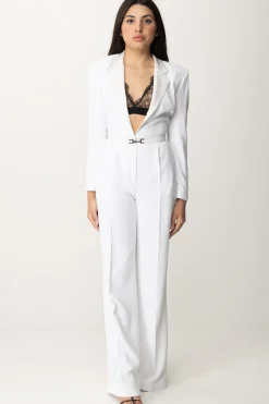 Elisabetta Franchi Tuta Lunga con Reggiseno In PizzoAVORIO