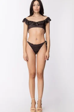 Fk Bikini Fascia con Frappa e Chiusura Sul Retro Slip LaccettiFANTASIA