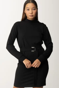 Gaëlle Paris Abito a Sacchetto con CinturaNERO