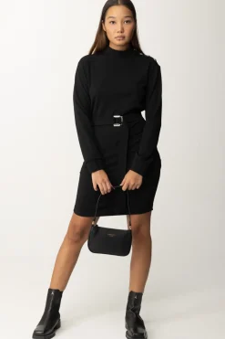 Gaëlle Paris Abito a Sacchetto con CinturaNERO