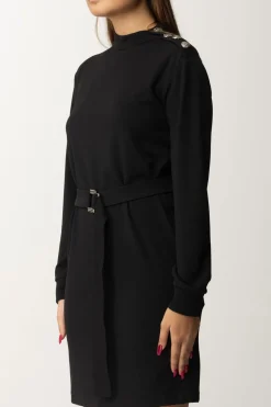Gaëlle Paris Abito a Sacchetto con CinturaNERO