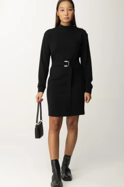Gaëlle Paris Abito a Sacchetto con CinturaNERO
