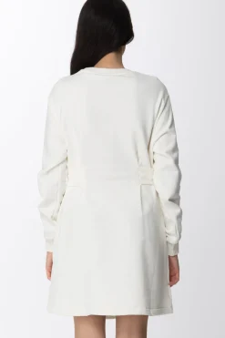 Gaëlle Paris Abito In Felpa con Logo StrassOFFWHITE