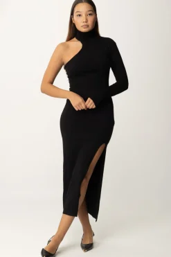 Gaëlle Paris Abito Midi MonospallaNERO