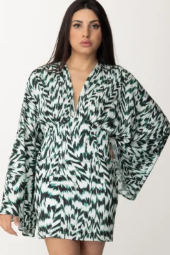 Gaëlle Paris Abito Mini StampatoBIANCO-NERO