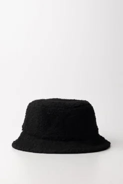 Gaëlle Paris Cappello Pescatora con Logo MetallicoNERO SHERPA