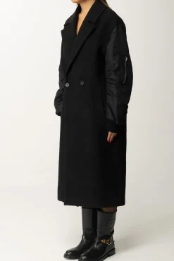 Gaëlle Paris Cappotto con Maniche BomberNERO