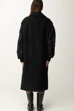 Gaëlle Paris Cappotto con Maniche BomberNERO