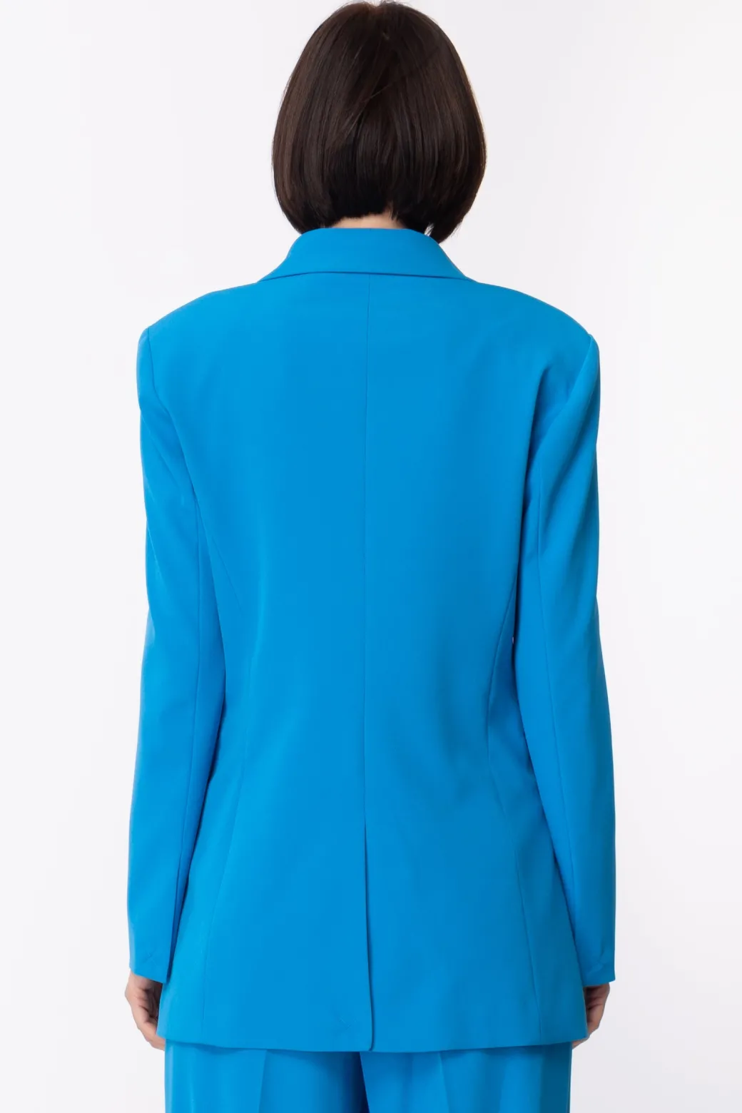 Gaëlle Paris Giacca Doppio Petto con Bottoni LogatiBLU COBALTO