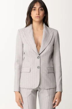 Gaëlle Paris Giacca GessataGRIGIO