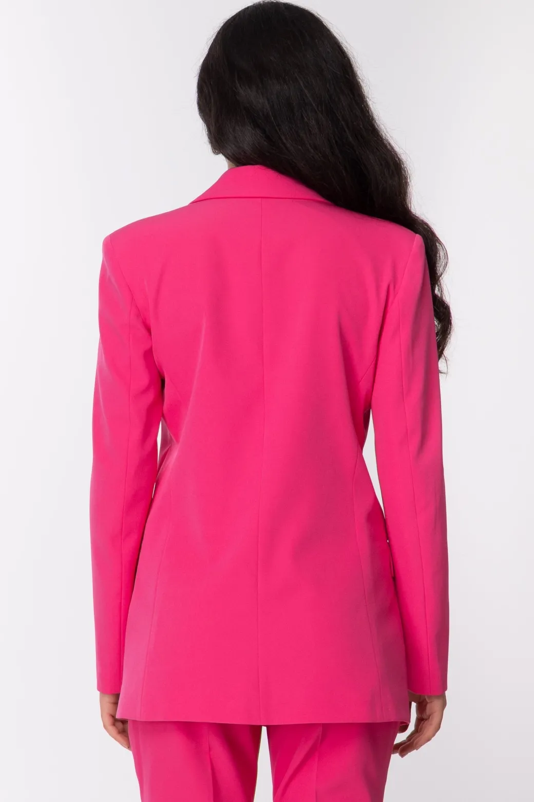 Gaëlle Paris Giacca Monopetto con Bottoni LogatiFUCSIA