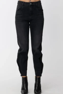 Gaëlle Paris Jeans con BottonciniNERO
