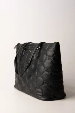 Gaëlle Paris Maxi Shopper TrapuntataNERO