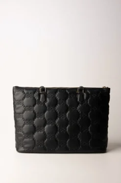 Gaëlle Paris Maxi Shopper TrapuntataNERO