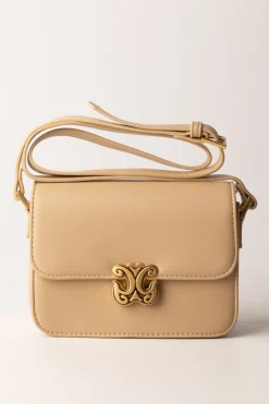 Gaëlle Paris Mini Borsa a Tracolla con LogoBEIGE