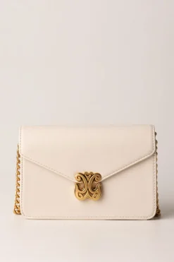 Gaëlle Paris Mini Borsa con Logo DoubleAVORIO