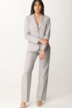 Gaëlle Paris Pantaloni GessatiGRIGIO