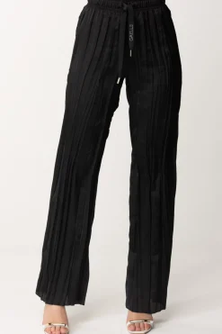 Gaëlle Paris Pantaloni PlissettatiNERO
