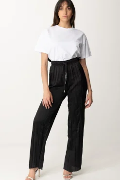 Gaëlle Paris Pantaloni PlissettatiNERO