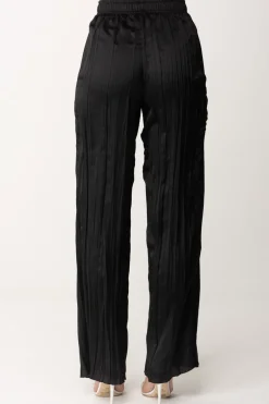 Gaëlle Paris Pantaloni PlissettatiNERO
