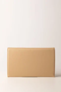 Gaëlle Paris Pochette con Logo GoldBEIGE