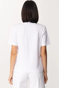 Gaëlle Paris T-shirt con Collana In StrassBIANCO