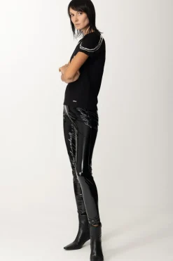 Gaëlle Paris T-shirt con Spille In StrassNERO