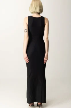 Guess Abito Lungo con Placchetta LogoJET BLACK A996