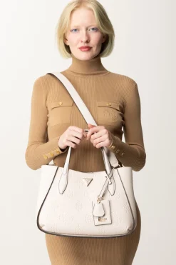 Guess Borsa a Mano Keandra con TracollaSTONE LOGO