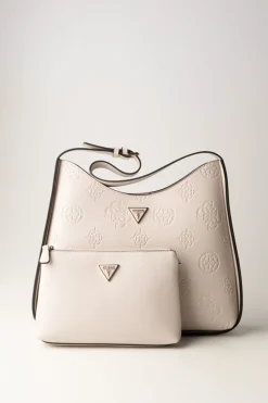 Guess Borsa a Mano Large Hobo KeandraSTONE LOGO