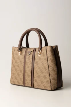 Guess Borsa a Mano Noreen con TracollaLATTE LOGO/BROWN
