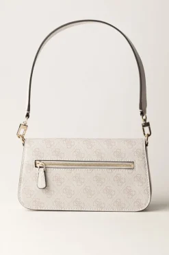 Guess Borsa a Spalla Mietta con TracollaDOVE LOGO/STONE