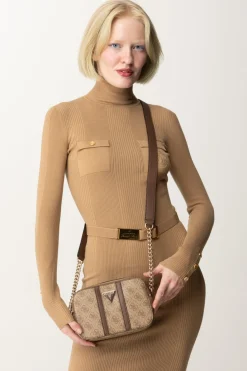 Guess Camera Bag a Tracolla NoreenLATTE LOGO/BROWN
