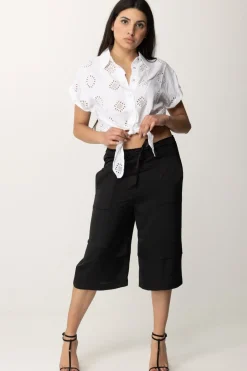 Guess Camicia Brigitte In SangalloPURE WHITE MULTI