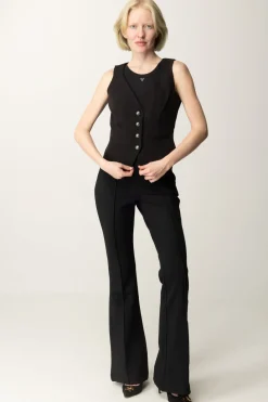 Guess Gilet FatimaJET BLACK A996