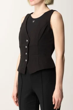 Guess Gilet FatimaJET BLACK A996