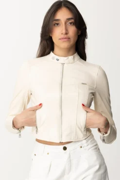 Guess Giubbotto BikerDOVE WHITE MULTI