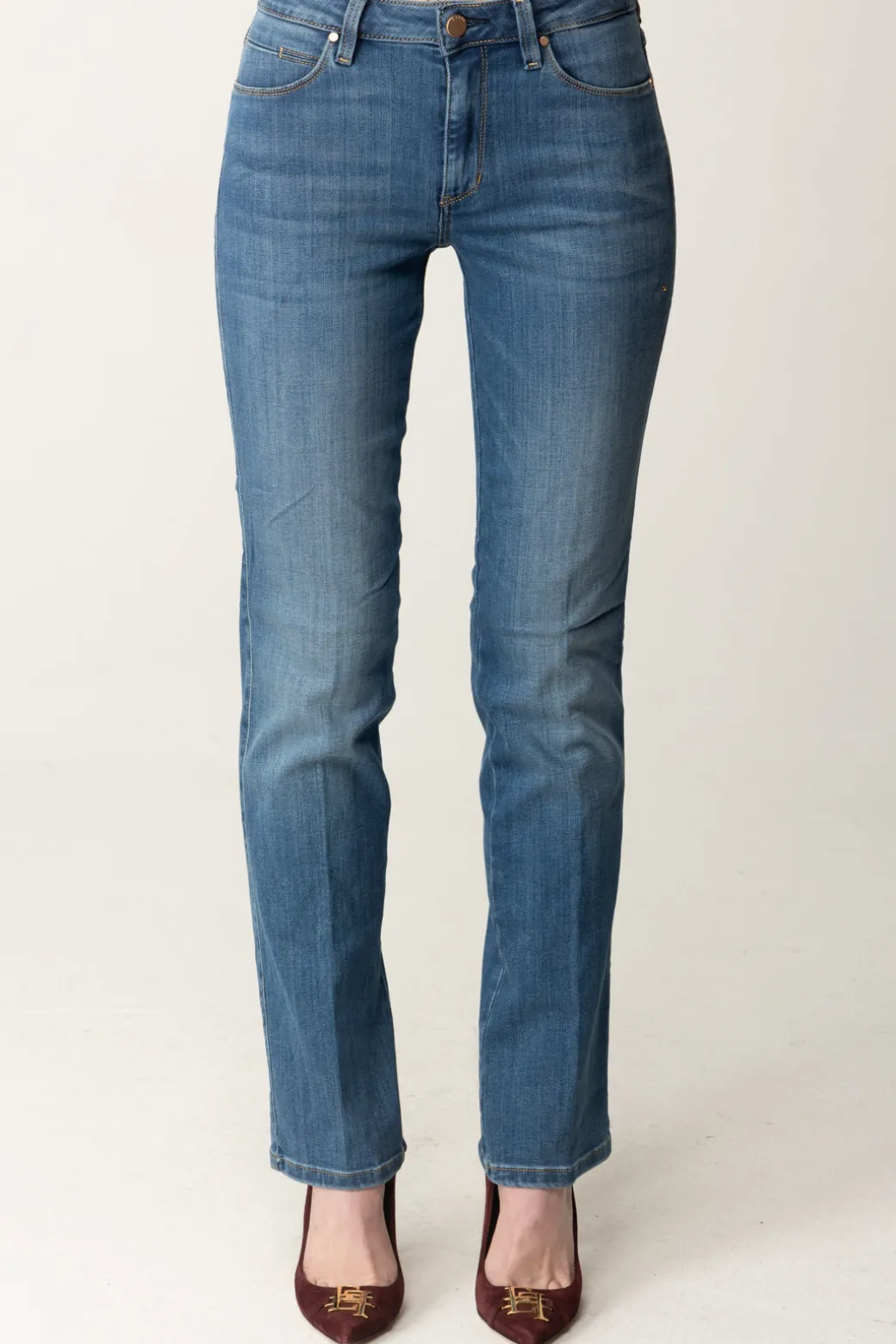 Guess Jeans con Placca Logo Sul RetroMID HUG
