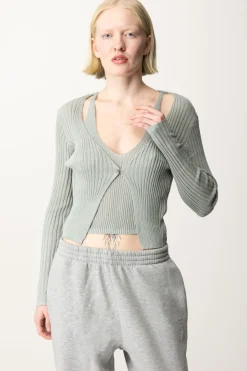 Guess Maglia Effetto Twinset a CostineMALIBU SAGE