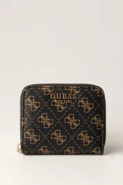 Guess Mini Portafoglio Laurel LogoBROWN LOGO