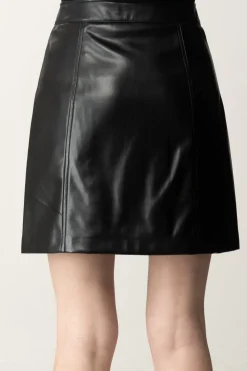 Guess Minigonna Carola In EcopelleJET BLACK A996