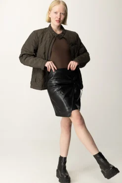 Guess Minigonna Laure In Ecopelle con NodoJET BLACK A996