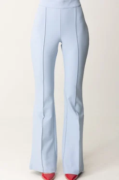 Guess Pantaloni Flared Evelina con PipingLIGHT BLUE LUXE