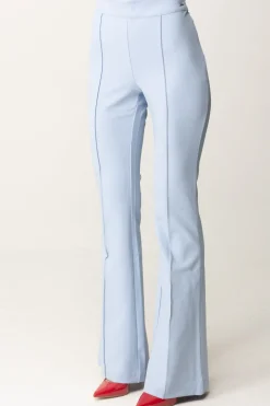 Guess Pantaloni Flared Evelina con PipingLIGHT BLUE LUXE