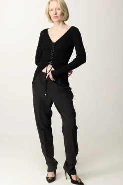 Guess Pantaloni Jogger Roberta ElegantiJET BLACK A996