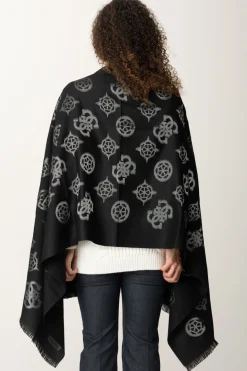 Guess Sciarpa Grande Stampa LogoBLACK