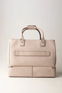 Guess Shopper Tote Wilder con Zip Sul FondoROSEWOOD