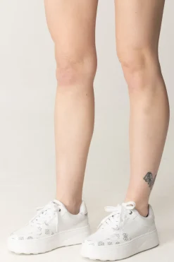 Guess Sneakers Queenz con PlatformWHITE GREY