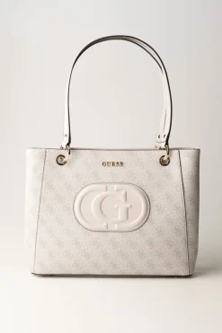 Guess Tote Bag MiettaDOVE LOGO/STONE